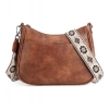 Generic Women's PU Leather Zipper Sling Bag