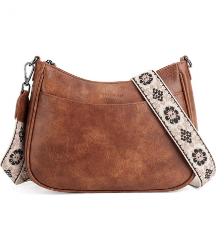 Generic Women's PU Leather Zipper Sling Bag