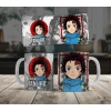 Generic Anime Kamado Tanjiro Ceramic Printed Coffee Mug (White)