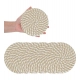 Generic Cotton Rope Drink Coasters 6 Pcs Set (Beige-White) Generic Cotton Rope Drink Coasters 6 Pcs Set (Beige-White)