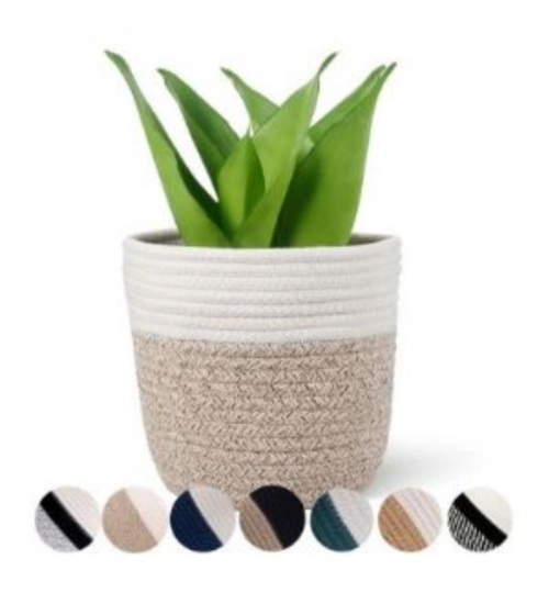 Generic Cotton Flower Pot With Out Lid (White-Kidi) Generic Cotton Flower Pot With Out Lid (White-Kidi)