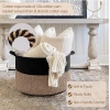 Generic Cotton Pack Of_1 16x14 Inch Storage Basket For Clothes With Out Lid (Black-Beige-Black) Generic Cotton Pack Of_1 16x14 Inch Storage Basket For Clothes With Out Lid (Black-Beige-Black)