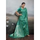 Generic Women's Silk Blend Printed Saree With Unstitched Blouse 5.5Mtr (Rama Green) Generic Women's Silk Blend Printed Saree With Unstitched Blouse 5.5Mtr (Rama Green)