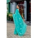 Generic Women's Faux Shimmer Floral Embroidery Ready to wear Saree With Unstitched Blouse 5.5Mtr (Turquoise) Generic Women's Faux Shimmer Floral Embroidery Ready to wear Saree With Unstitched Blouse 5.5Mtr (Turquoise)