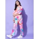 Generic Women's Polyester Printed 3-4th Sleeve Co-Ord Set (Multicolor)