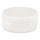 Generic Cotton 8x3 Inch Round 1 Pcs Bedside Organizer With Out Lid (White) Generic Cotton 8x3 Inch Round 1 Pcs Bedside Organizer With Out Lid (White)