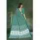 Generic Women's Soft Pure Cotton Printed Saree With Unstitched Blouse 5.5Mtr (Green)