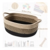 Generic Cotton Pack Of_1 Baby Basket 15x6 Inch Storage Basket For Clothes (Brown) Generic Cotton Pack Of_1 Baby Basket 15x6 Inch Storage Basket For Clothes (Brown)