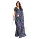 Generic Women's Georgette Printed Saree With Unstitched Blouse 5.5Mtr (Blue) Generic Women's Georgette Printed Saree With Unstitched Blouse 5.5Mtr (Blue)