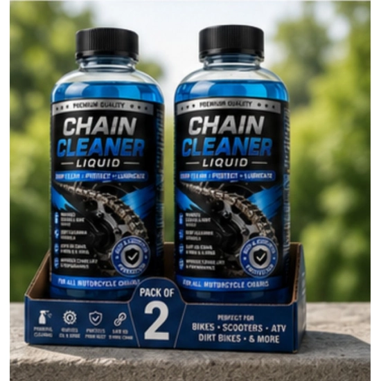 Generic Pack of 2 Chain Cleaner Liquid Bottles 100 ML Generic Pack of 2 Chain Cleaner Liquid Bottles 100 ML