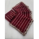 Generic Women's Slik Embellished Saree With Unstitched Blouse 5.5Mtr (Maroon)