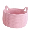 Generic Cotton Pack Of_1 Plain Cat Basket 9x5 Inch (Pink) Generic Cotton Pack Of_1 Plain Cat Basket 9x5 Inch (Pink)
