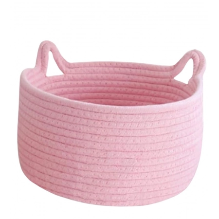 Generic Cotton Pack Of_1 Plain Cat Basket 9x5 Inch (Pink) Generic Cotton Pack Of_1 Plain Cat Basket 9x5 Inch (Pink)