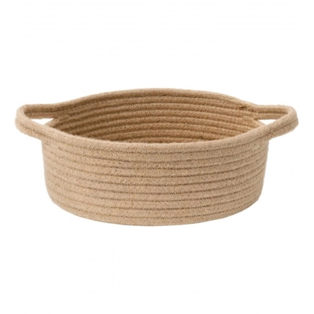 Generic Cotton 8x3 Inch Round Bedside Organizer With Out Lid (Beige) Generic Cotton 8x3 Inch Round Bedside Organizer With Out Lid (Beige)