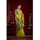 Generic Women's Silk Blend Woven Saree With Unstitched Blouse 5.5 Mtr (Light_Green)