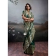 Generic Women's Silk Blend Printed Saree With Unstitched Blouse 5.5Mtr (Dark Green) Generic Women's Silk Blend Printed Saree With Unstitched Blouse 5.5Mtr (Dark Green)