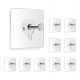 Generic Pack of 10 Plastic Wall Hook (Multicolor) Generic Pack of 10 Plastic Wall Hook (Multicolor)