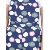 Generic Girl's Rayon Polka Sleeveless Jumpsuit (Blue-Pink) Generic Girl's Rayon Polka Sleeveless Jumpsuit (Blue-Pink)