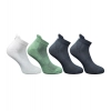 Generic 4_Pair Set Unisex Casual Cotton Printed Ankle Length Socks (Multicolor)