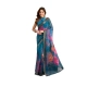 Generic Women's Faux_Linen Printed Ready-to-Wear Saree With Unstitched Blouse 5.5 Mtr (Teal) Generic Women's Faux_Linen Printed Ready-to-Wear Saree With Unstitched Blouse 5.5 Mtr (Teal)