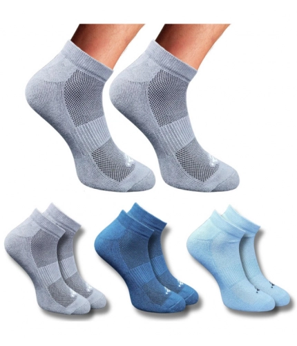 Generic 3_Pair Set Unisex Casual Cotton Printed Low Cut Socks (Multicolor)