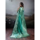 Generic Women's Silk Blend Printed Saree With Unstitched Blouse 5.5Mtr (Teal Green) Generic Women's Silk Blend Printed Saree With Unstitched Blouse 5.5Mtr (Teal Green)