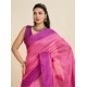 Generic Women's Raw_Silk Woven Saree With Unstitched Blouse 5.5Mtr (Pink)