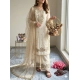 Generic Women's Silk Embroidered 3/4th Sleeve Round Kurti With Palazzo Pant and Dupatta Set (White) Generic Women's Silk Embroidered 3/4th Sleeve Round Kurti With Palazzo Pant and Dupatta Set (White)
