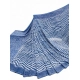 Generic Women's Georgette Printed Saree With Unstitched Blouse 5.5Mtr (Blue)