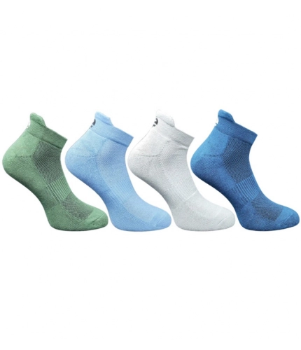 Generic 4_Pair Set Unisex Casual Cotton Printed Ankle Length Socks (Multicolor)