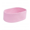 Generic Cotton Oval 10x7x5 Inch Bedside Organizer With Out Lid (Pink) Generic Cotton Oval 10x7x5 Inch Bedside Organizer With Out Lid (Pink)