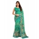 Generic Women's Faux Linen Floral Ready to wear Saree With Unstitched Blouse 5.5Mtr (Green) Generic Women's Faux Linen Floral Ready to wear Saree With Unstitched Blouse 5.5Mtr (Green)