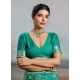 Generic Women's Silk Blend Printed Saree With Unstitched Blouse 5.5Mtr (Rama Green) Generic Women's Silk Blend Printed Saree With Unstitched Blouse 5.5Mtr (Rama Green)