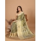 Generic Women's Jacquard Saree With Unstitched Blouse 5.5Mtr (Olive) Generic Women's Jacquard Saree With Unstitched Blouse 5.5Mtr (Olive)