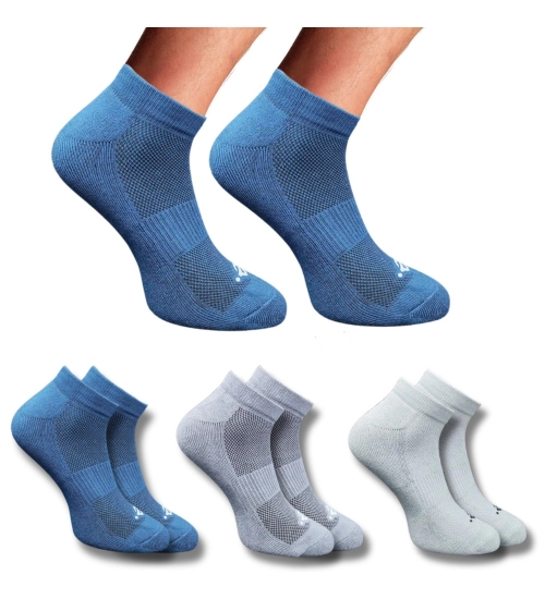 Generic 3_Pair Set Unisex Casual Cotton Printed Low Cut Socks (Multicolor)