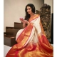Generic Women's Soft Litchi Silk Jacquard Work Saree With Unstitched Blouse 5.5Mtr (White) Generic Women's Soft Litchi Silk Jacquard Work Saree With Unstitched Blouse 5.5Mtr (White)