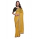Generic Women's Georgette Embellished Saree With Unstitched Blouse 5.5Mtr (Yellow) Generic Women's Georgette Embellished Saree With Unstitched Blouse 5.5Mtr (Yellow)