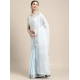 Generic Women's Linen Cotton Striped Saree With Unstitched Blouse 5.5Mtr (Sky Blue) Generic Women's Linen Cotton Striped Saree With Unstitched Blouse 5.5Mtr (Sky Blue)
