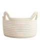 Generic Cotton Pack Of_1 Cat Basket 8x4 Inch Storage Basket For Clothes (White) Generic Cotton Pack Of_1 Cat Basket 8x4 Inch Storage Basket For Clothes (White)