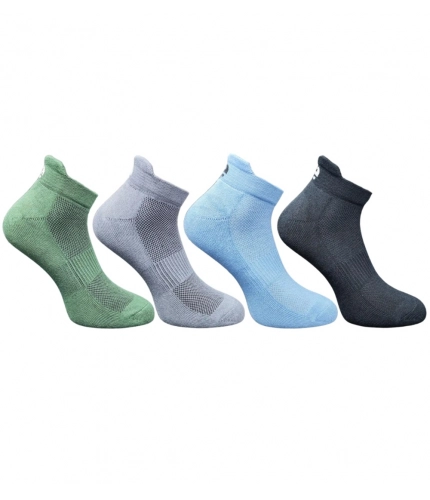 Generic 4_Pair Set Unisex Casual Cotton Printed Ankle Length Socks (Multicolor)