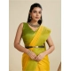 Generic Women's Raw_Silk Woven Saree With Unstitched Blouse 5.5Mtr (Yellow)