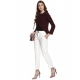 Generic Women's Polyester Diagonal Cut Long Sleeves Blazer (Maroon) Generic Women's Polyester Diagonal Cut Long Sleeves Blazer (Maroon)