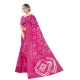 Generic Women's Cotton Silk Bandhni Saree With Unstitched Blouse 5.5Mtr (Pink) Generic Women's Cotton Silk Bandhni Saree With Unstitched Blouse 5.5Mtr (Pink)