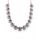 Generic Women's Brass Silver Plated Necklace set (Red) Generic Women's Brass Silver Plated Necklace set (Red)