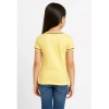 Generic Girl's Cotton Printeded Round Neck T-Shirt (Yellow) Generic Girl's Cotton Printeded Round Neck T-Shirt (Yellow)