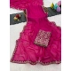 Generic Women's Chiffon Embroidered Saree With Unstitched Blouse 5.5Mtr (Magenta) Generic Women's Chiffon Embroidered Saree With Unstitched Blouse 5.5Mtr (Magenta)