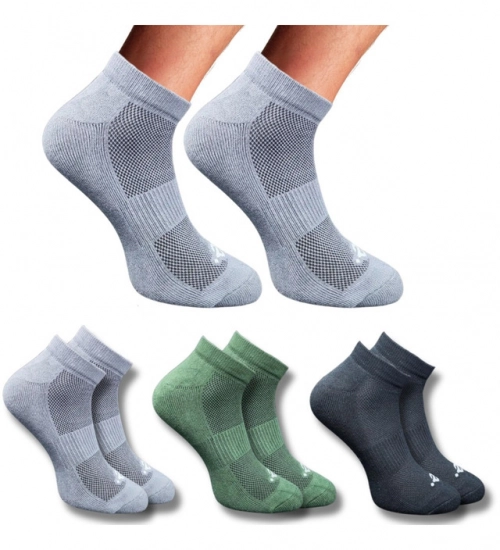 Generic 3_Pair Set Unisex Casual Cotton Printed Low Cut Socks (Multicolor)