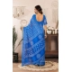 Generic Women's Faux Linen Geometric Print Ready to wear Saree With Unstitched Blouse 5.5Mtr (Blue) Generic Women's Faux Linen Geometric Print Ready to wear Saree With Unstitched Blouse 5.5Mtr (Blue)