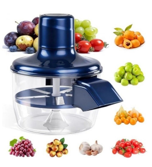 Generic Plastic Solid An Electric Automatic Peeler (Blue)