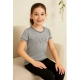 Generic Girl's Cotton Printeded Round Neck T-Shirt (Grey) Generic Girl's Cotton Printeded Round Neck T-Shirt (Grey)